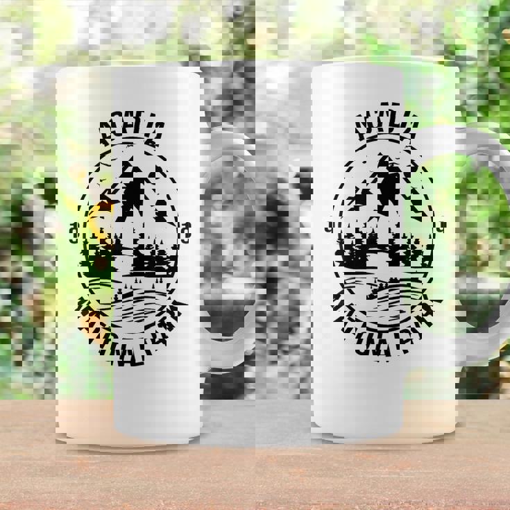 アカディア国立公園 メイン州 山 自然 ハイキング ヴィンテージ コーヒーマグ ギフトのアイデア