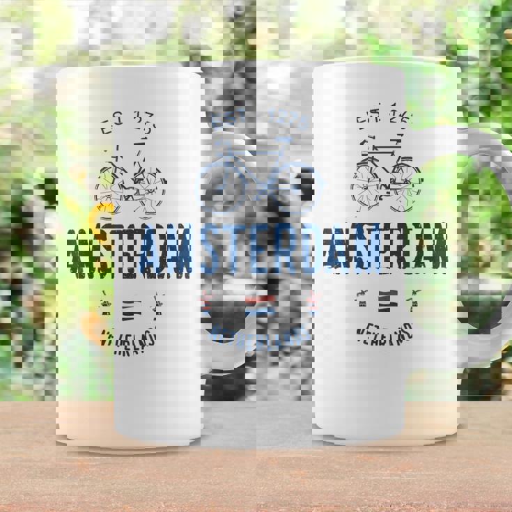 アムステルダム バイク シティ アムステルダム バイクタウン オランダの国旗 コーヒーマグ ギフトのアイデア