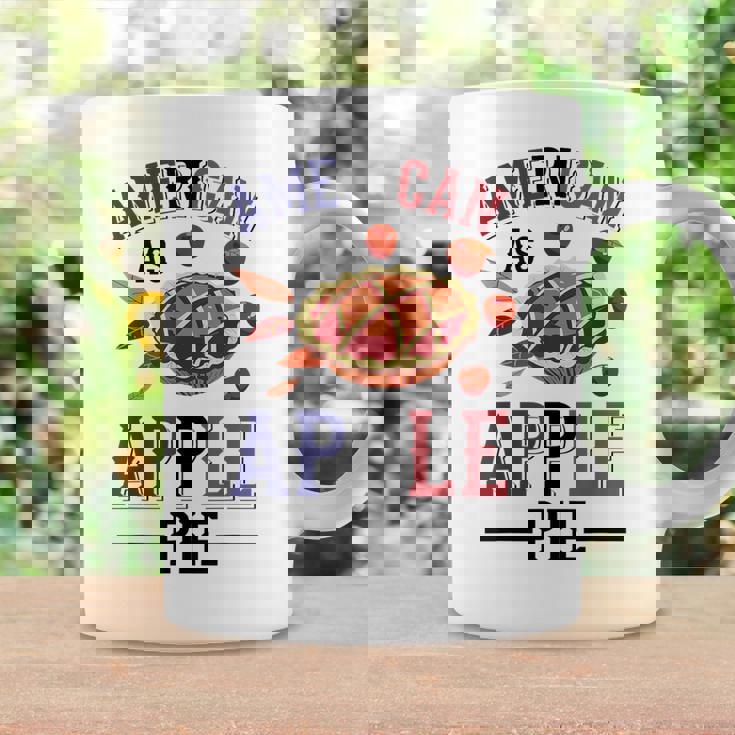 アメリカ国旗-アメリカン・アズ・アップルパイ コーヒーマグ ギフトのアイデア