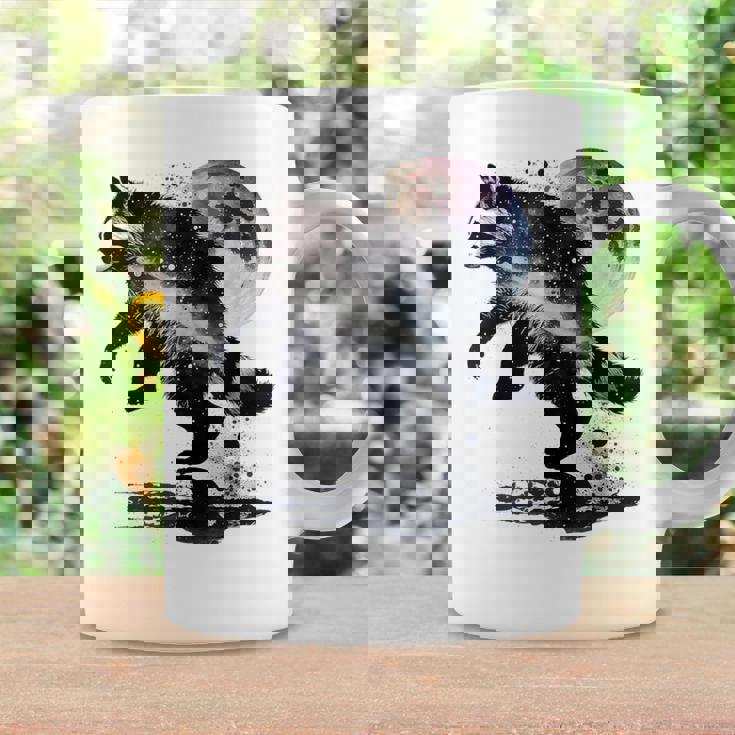 アライグマ アニマルモチーフ ムーンアート アニマルプリント アライグマ コーヒーマグ ギフトのアイデア