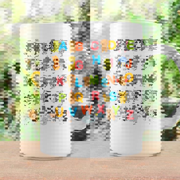 アルファベット動物学習abc キュート キッズ 教育 小道具 コーヒーマグ ギフトのアイデア