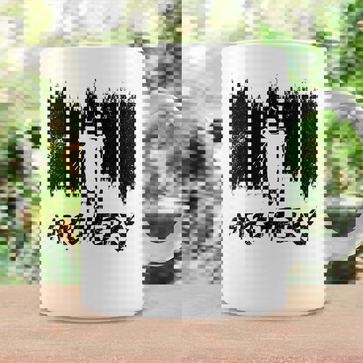 アーチェリー コンポジットボウ コーヒーマグ ギフトのアイデア