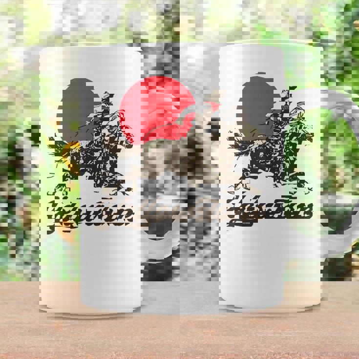 イエローストーン国立公園 カウボーイ&馬 ラングラー ビンテージ コーヒーマグ ギフトのアイデア