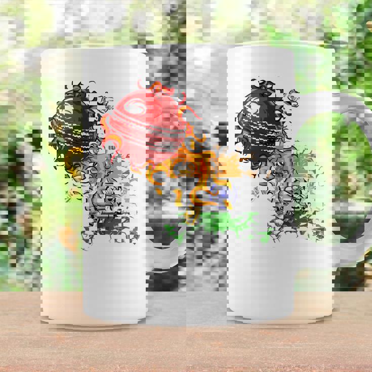 インドクリケット 長袖tシャツ コーヒーマグ ギフトのアイデア