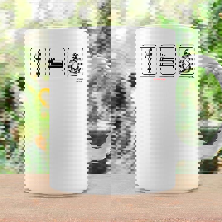 イート・スリープロータリー コーヒーマグ ギフトのアイデア