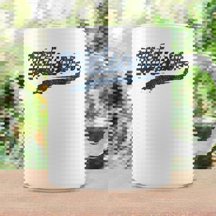 ウィルソン ノースカロライナ Nc ビンテージ スポーツ グラフィック コーヒーマグ ギフトのアイデア