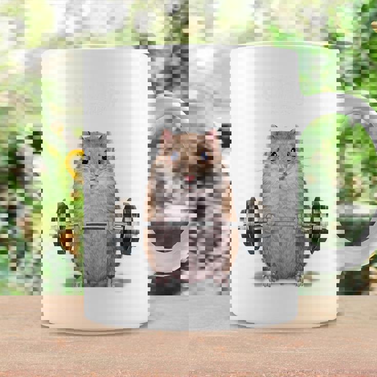 ウェイトリフティング 筋トレ バーベル やる気がないなら家に帰れ ジャンガリアンハムスター コーヒーマグ ギフトのアイデア