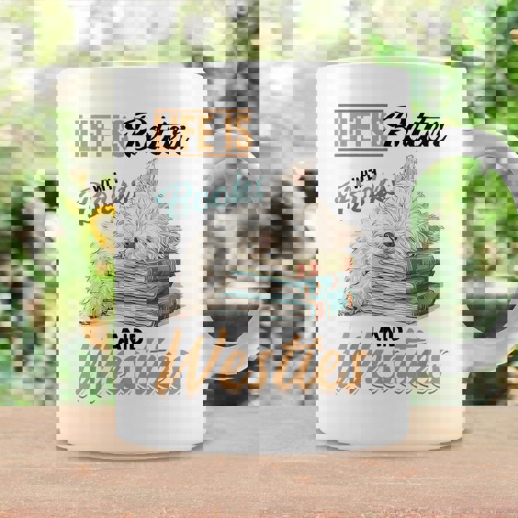 ウェスト・ハイランド・ホワイト・テリア・ウェスティ・ドッグブリード・ライフ・イズ・ベター コーヒーマグ ギフトのアイデア