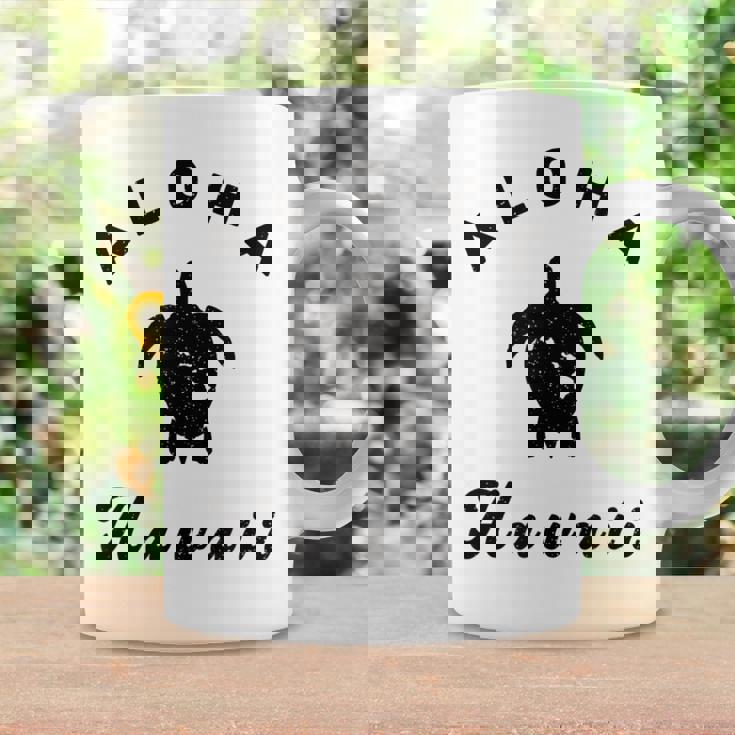 ウミガメ アロハ ハワイ Hi ハワイアンアイランド ホヌ ビンテージ クール コーヒーマグ ギフトのアイデア