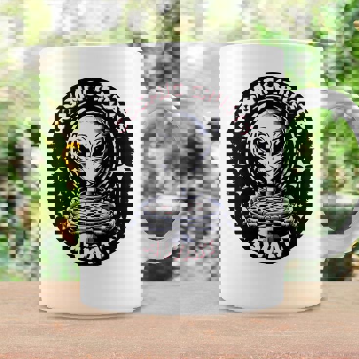 エイリアンピザオファー 宇宙の地殻が待っている 長袖tシャツ コーヒーマグ ギフトのアイデア