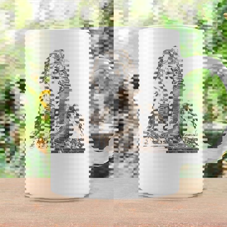 エジプト スフィンクス 神秘 ラムセス バックプリント コーヒーマグ ギフトのアイデア