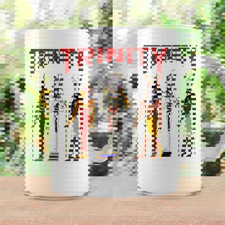 エジプト 神 エジプト トリニティ オシリス ホルス ケメティック コーヒーマグ ギフトのアイデア