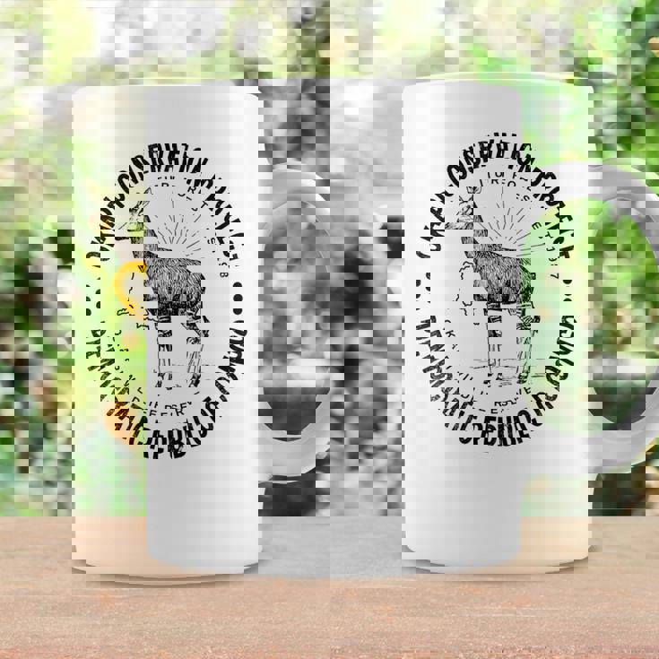 オカピ保護アフリカコンゴ野生動物保護オカピ コーヒーマグ ギフトのアイデア