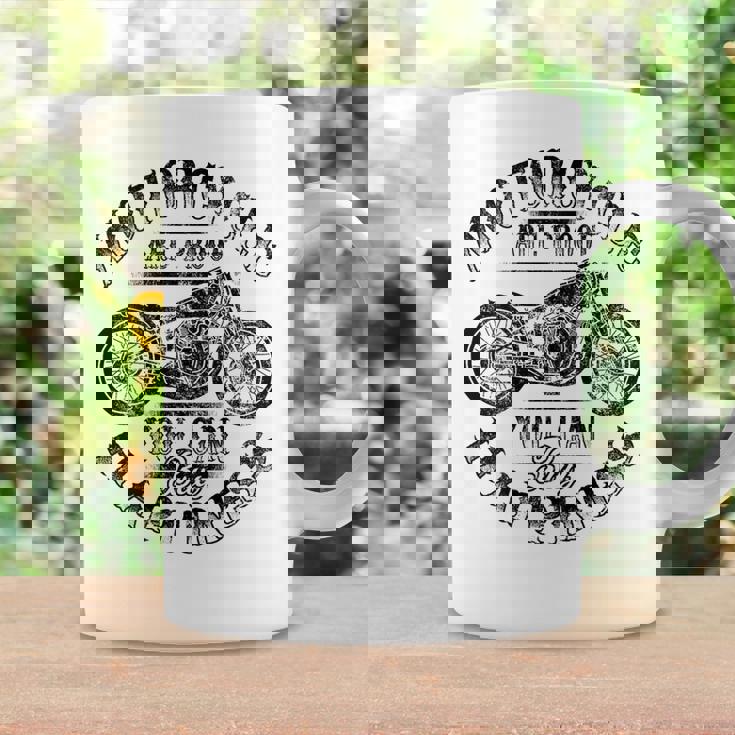 バックプリント オートバイ ファン シンプル バイカー エッジールック グラフィック コーヒーマグ ギフトのアイデア