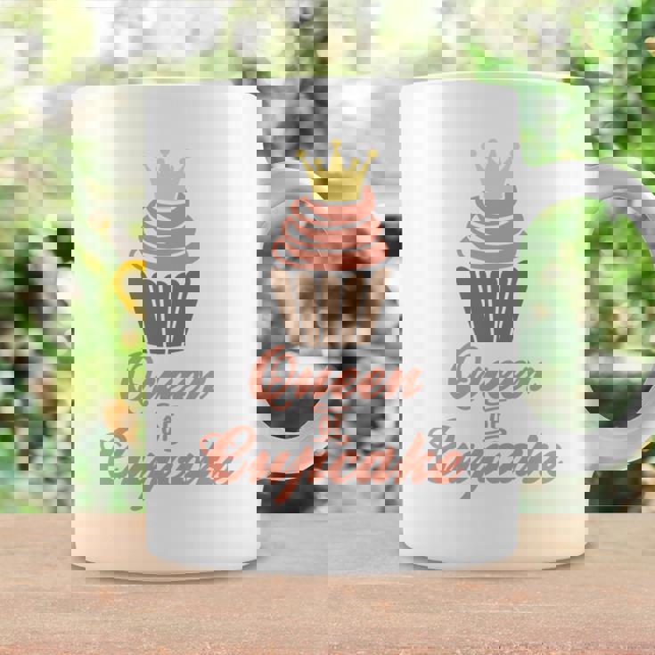 カップケーキの女王 長袖tシャツ コーヒーマグ ギフトのアイデア