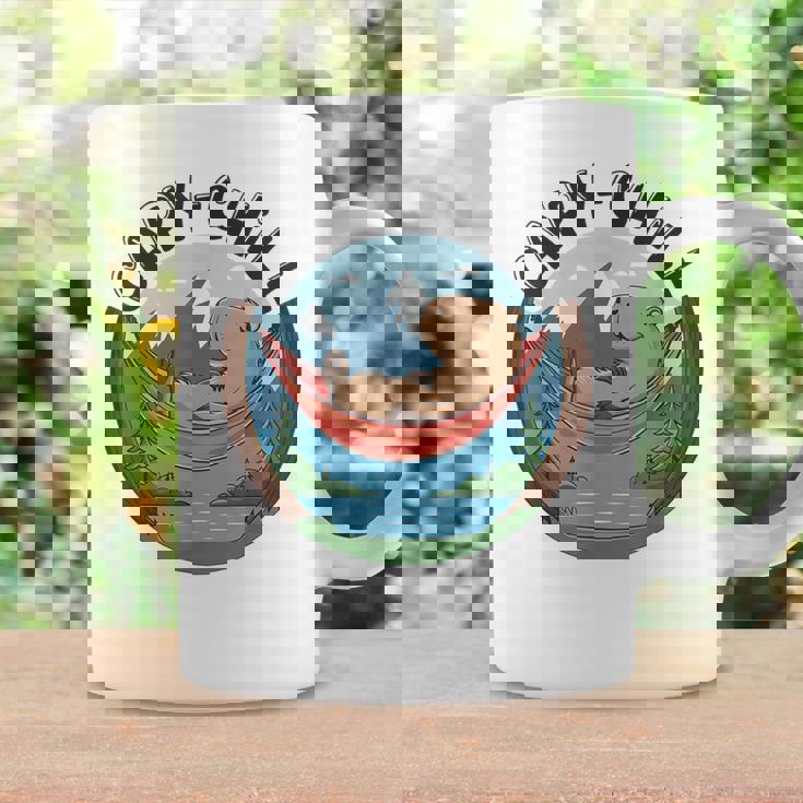 カピバラ 寝るデザイン カピバラ 飼い主 動物好き コーヒーマグ ギフトのアイデア