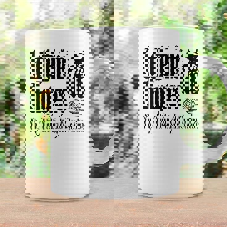 カフェイン猫・章 マイミッドナイトルーチン ナイトキャット フクロウ 長袖tシャツ コーヒーマグ ギフトのアイデア