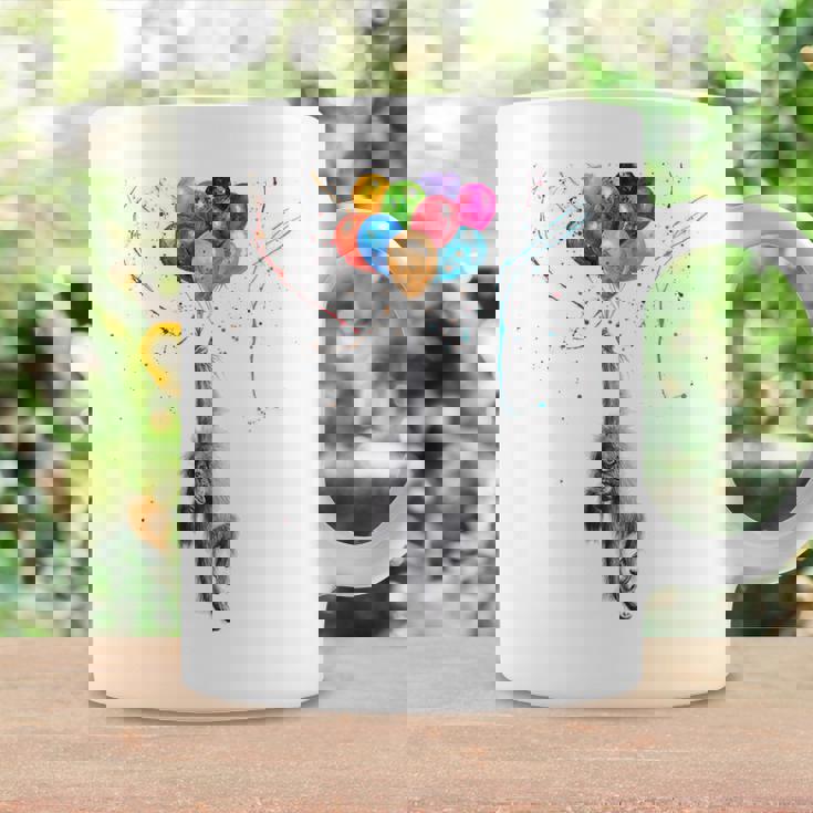 カラフルな顔 赤ちゃん オランウータン ハンギングバルーン グラフィック 猿 コーヒーマグ ギフトのアイデア