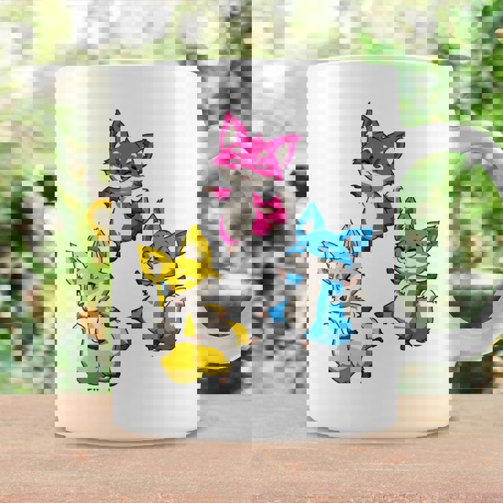 カワイイ・パンセクシュアル・プライド・フォックス 長袖tシャツ コーヒーマグ ギフトのアイデア