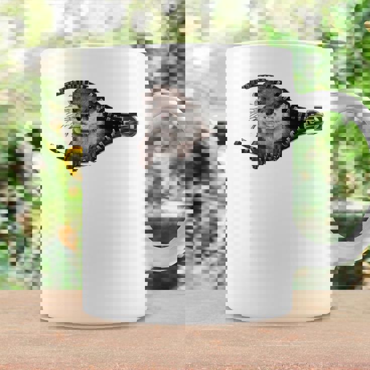 カワウソ 長袖tシャツ コーヒーマグ ギフトのアイデア