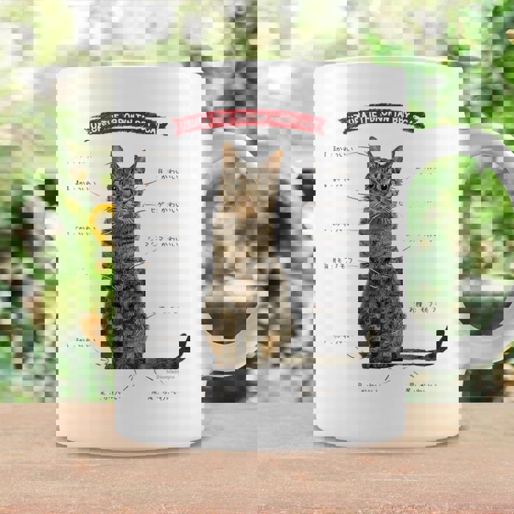 キジトラねこ、うずら 猫 キジトラ猫 鶉 かわいい Cat （ホワイト） コーヒーマグ ギフトのアイデア