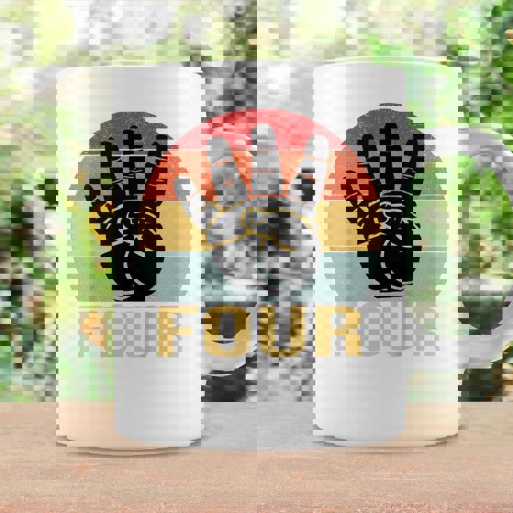 キッズ 4 歳の誕生日 4 つの指 私は 4 4 歳の男の子、女の子 コーヒーマグ ギフトのアイデア