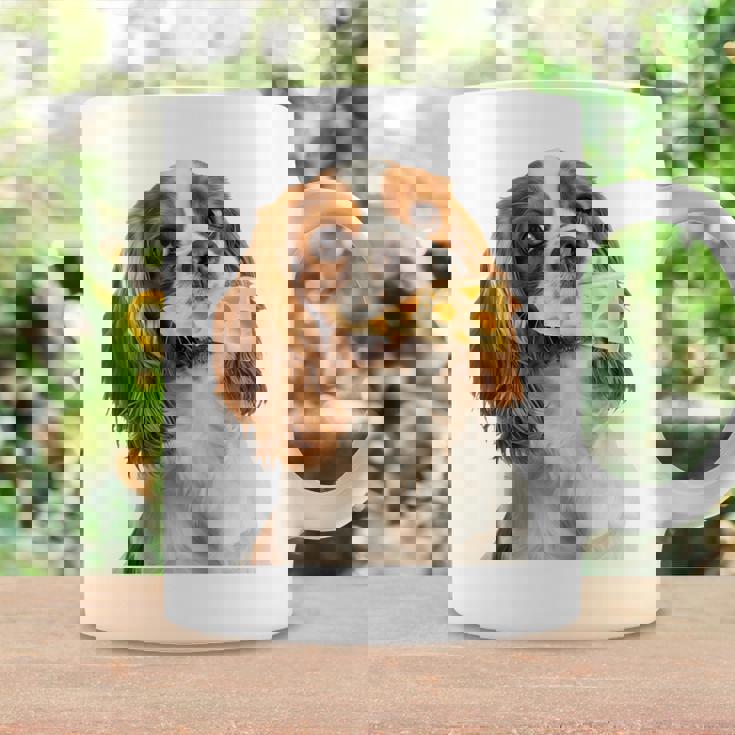 キャバリア・キング・チャールズ・スパニエル・チーズ・ドッグキャバリアー 長袖tシャツ コーヒーマグ ギフトのアイデア