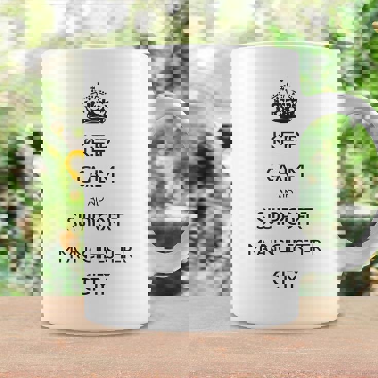 キープ・カーム、マンチェスター・シティ コーヒーマグ ギフトのアイデア