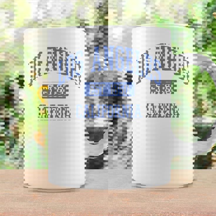 クラシック ロサンゼルス カリフォルニアブルー コーヒーマグ ギフトのアイデア