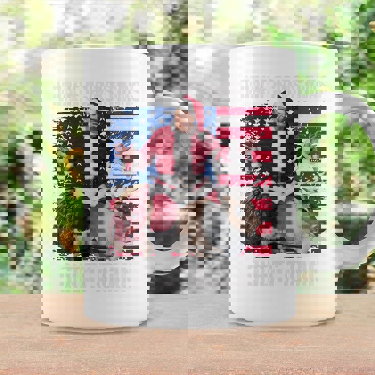 クリスマスを再び素晴らしいものにする トランプパジャマ 醜い 長袖tシャツ コーヒーマグ ギフトのアイデア