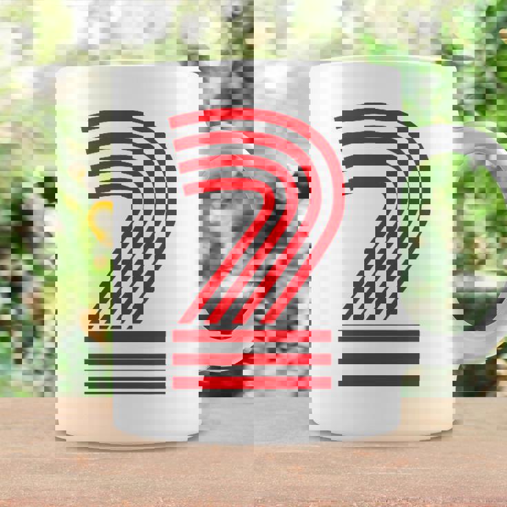 クールなレトロなレタリングジャージ、背番号2 Two Dos コーヒーマグ ギフトのアイデア