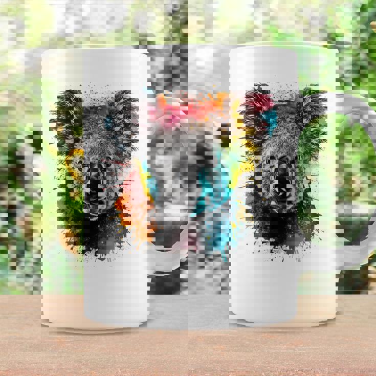 コアラ アートワーク カラフル アートアニマル コアラ コーヒーマグ ギフトのアイデア