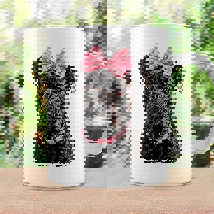 コケット ボウケーン コルソ 犬 ママ ピンクリボン 女の子 コーヒーマグ ギフトのアイデア