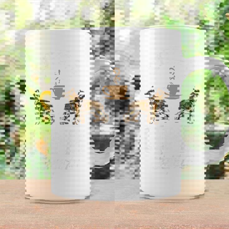 バックプリント コーヒーとジャーマン シェパード コーヒーマグ ギフトのアイデア