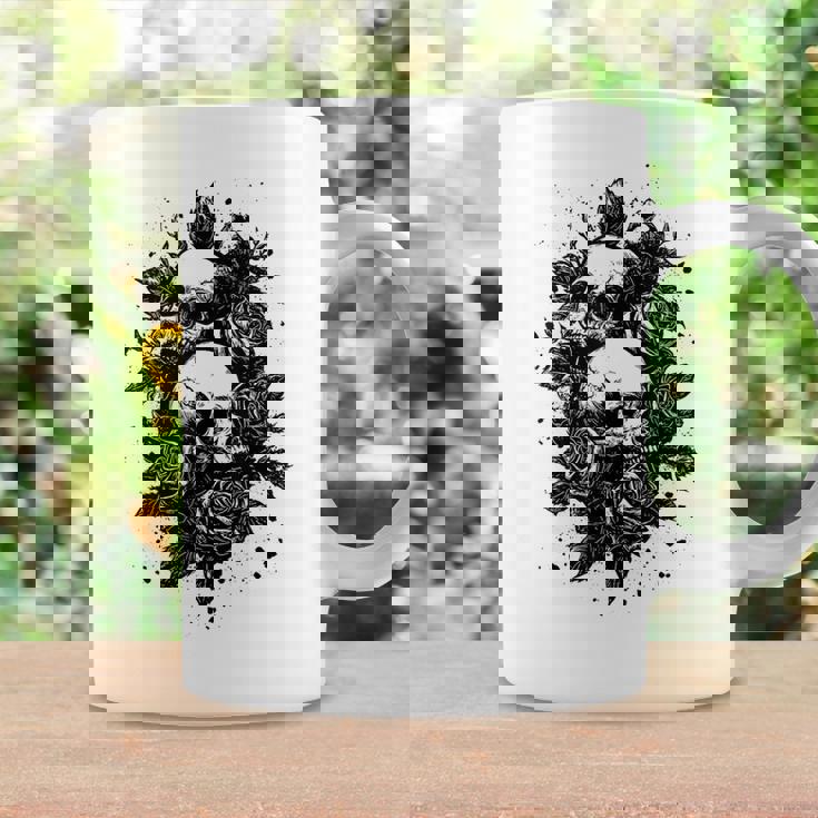 ゴシック フローラル アートワーク ゴス 美的 ローズ オルタナティブ フローラル コーヒーマグ ギフトのアイデア