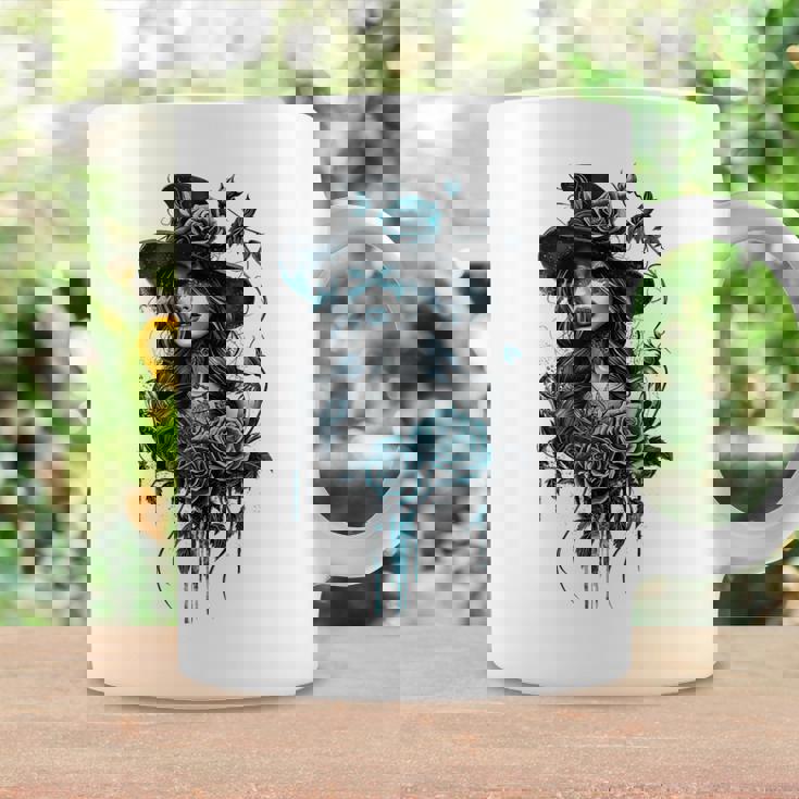 ゴシックガール ハロウィンコスチューム 魔女ゴス オカルトウィッカ コーヒーマグ ギフトのアイデア