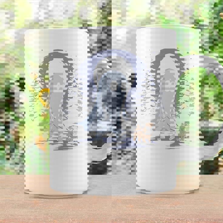 ゴースト 犬 散歩 面白い ハロウィン コスチューム パーティー パグ愛好家 長袖tシャツ コーヒーマグ ギフトのアイデア