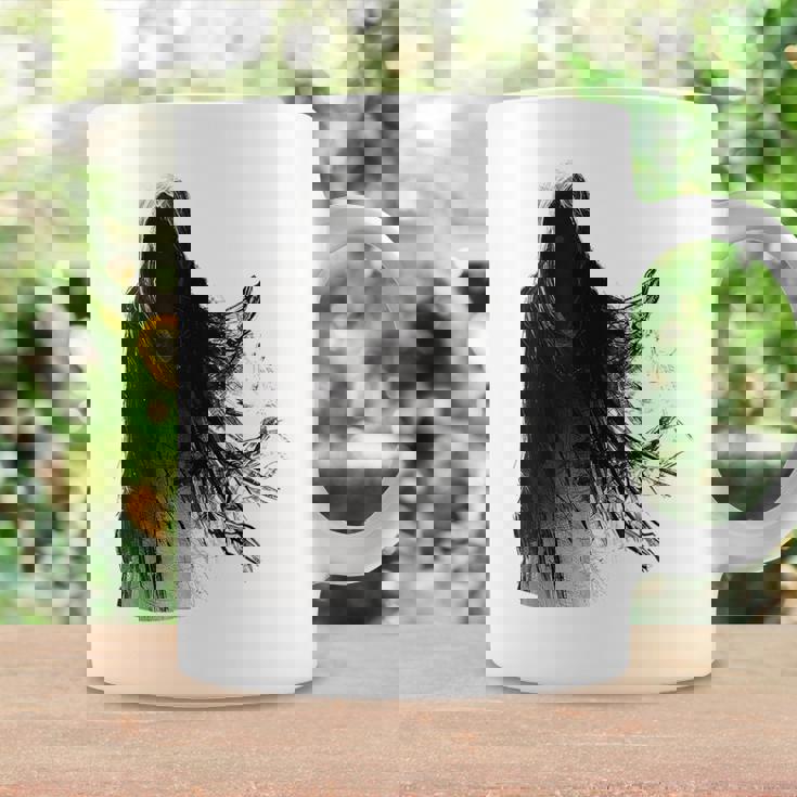 ゴーストコスチューム ハロウィン グラフィックアート スピリットゴースト コーヒーマグ ギフトのアイデア