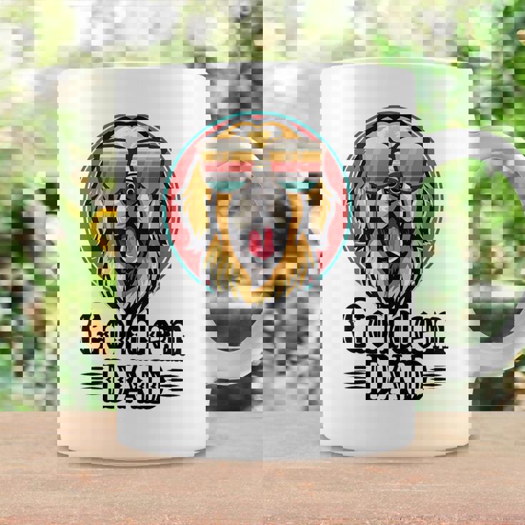 ゴールデンパパヴィンテージゴールデンレトリバー犬のための父親の日 コーヒーマグ ギフトのアイデア