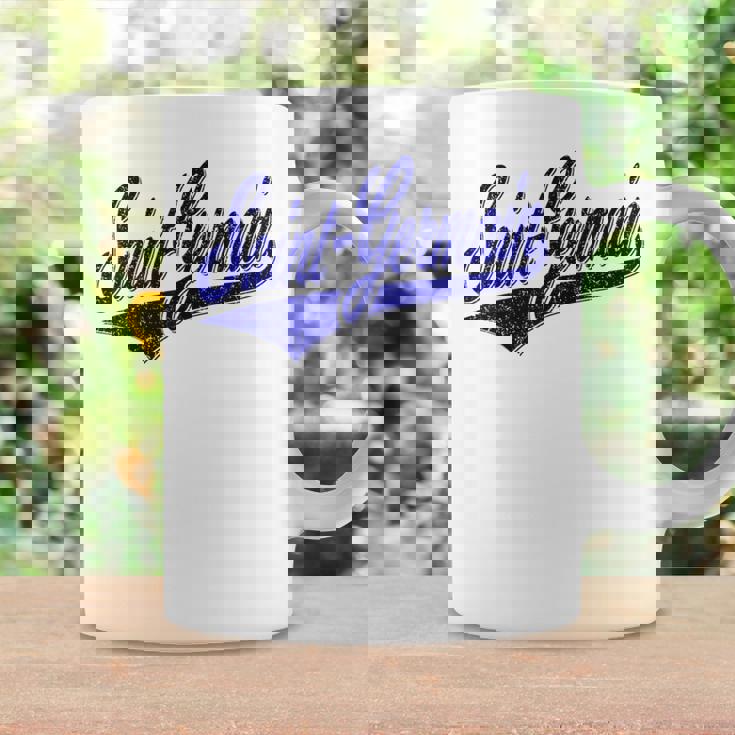 サンジェルマン バーシティ スクリプト クラシック スポーツ ジャージ コーヒーマグ ギフトのアイデア