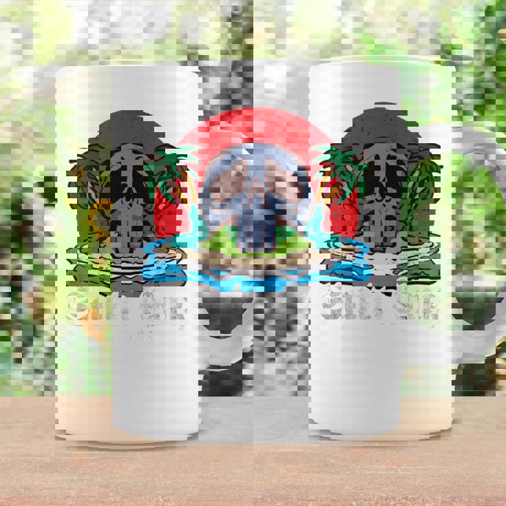 サンタクルーズ カリフォルニア ヴィンテージ レトロ 長袖tシャツ コーヒーマグ ギフトのアイデア