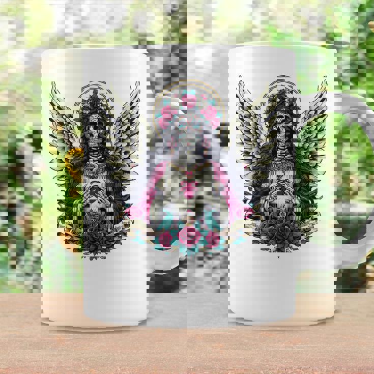 サンタ・ムエルテ 長袖tシャツ コーヒーマグ ギフトのアイデア