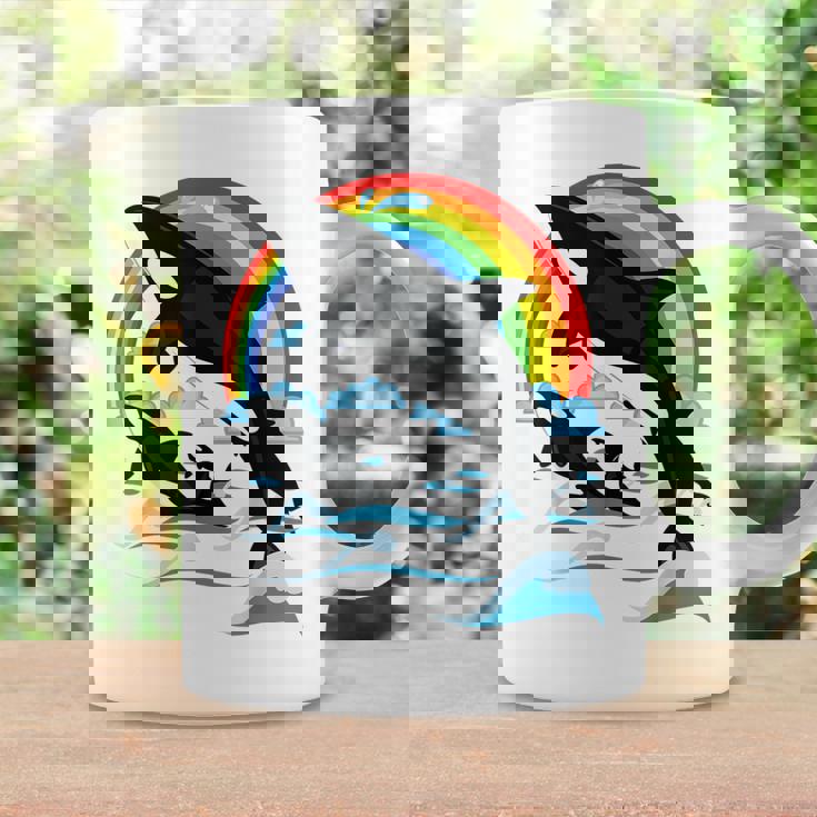 シャチ。シャチホエールウォッチング コーヒーマグ ギフトのアイデア