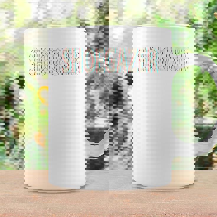 シューゲイザーグリッチー コーヒーマグ ギフトのアイデア