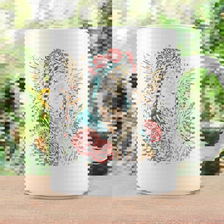 スカル サンタ ムエルテ 長袖tシャツ コーヒーマグ ギフトのアイデア