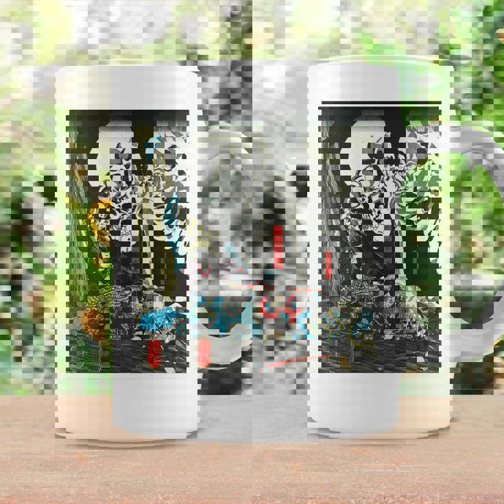 スケルトン 妖怪 歌川 国芳 日本美術 ハロウィン 相馬の古内裏 善知安方忠義伝 バックプリント コーヒーマグ ギフトのアイデア