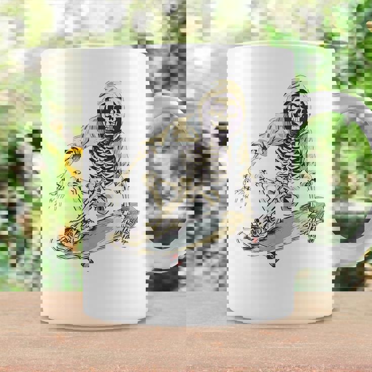 スケートボード スケルトン スケーター スケートボーダー スケートボード コーヒーマグ ギフトのアイデア