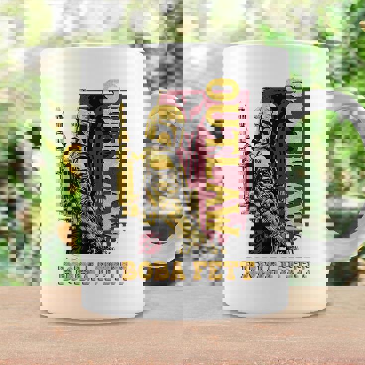 スターウォーズ ボバ・フェットの本 アウトロー 叙事詩 レトロ ポートレート コーヒーマグ ギフトのアイデア