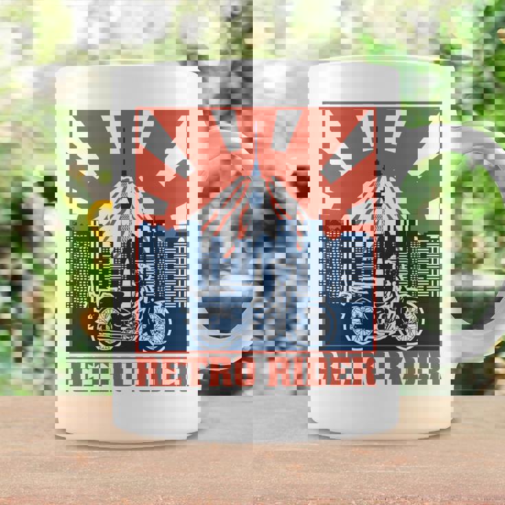 スーパーカブc100 原付バイク レトロライダー 東京日本 長袖tシャツ コーヒーマグ ギフトのアイデア