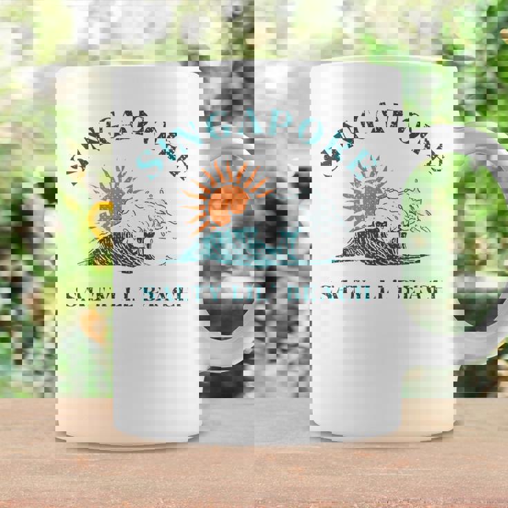 ソルティ リル ビーチ シンガポール 旅行 お土産 シンガポール コーヒーマグ ギフトのアイデア